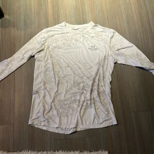 Realtree White Long Sleeve Tee Casual Shirt